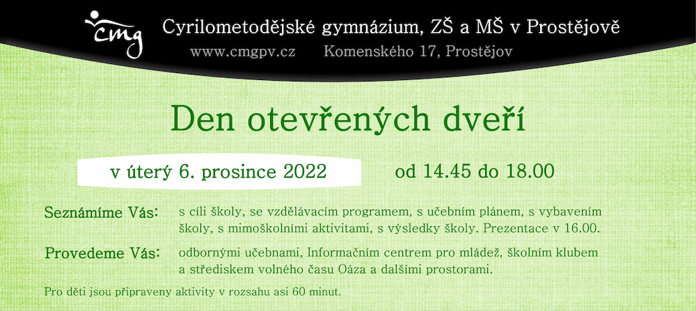 2022 den otevrenych dveri gymnazia a zs